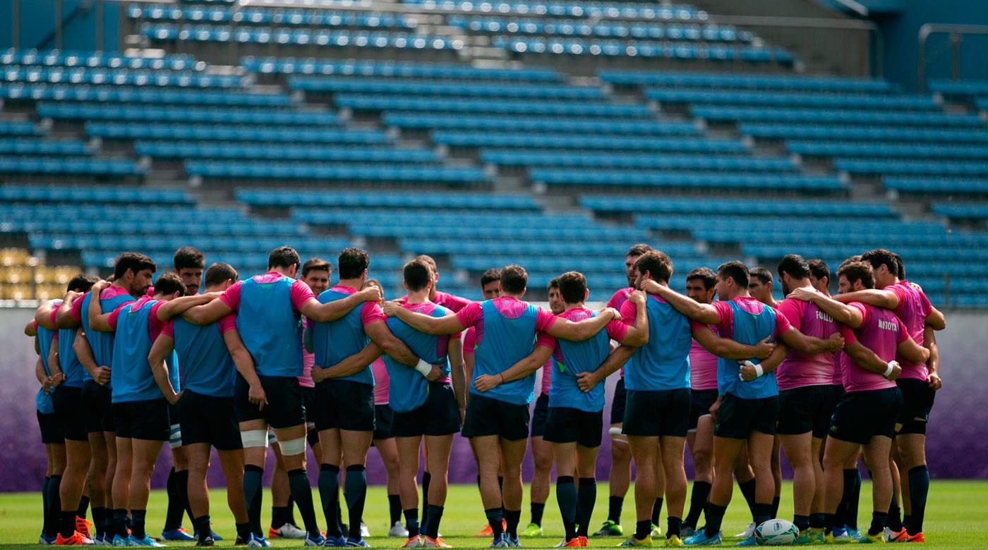 Las fotos del Captain´s Run de Los Pumas en Tokio