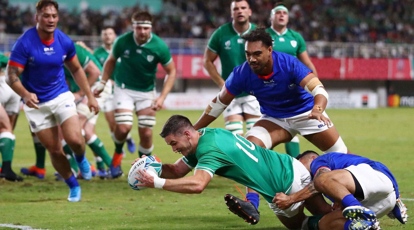 Irlanda derrotó a Samoa y clasificó a los cuartos de final