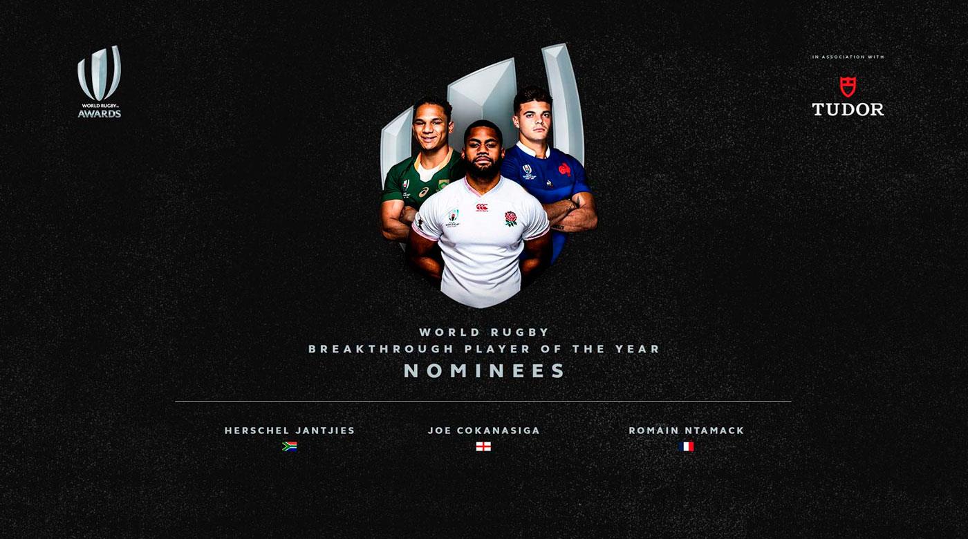 Nominados al World Rugby Breakthrough Player of the Year