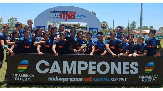 Los Pumitas bicampeones del Sudamericano M18