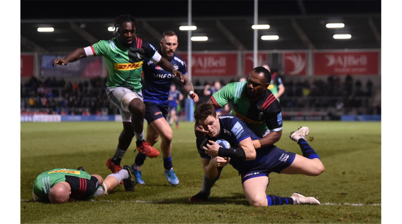 Sale Sharks superó ampliamente a Harlequins y trepa posiciones en la Premiership