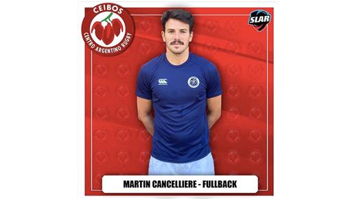 Martín Cancelliere fue anunciado como nuevo jugador de Ceibos