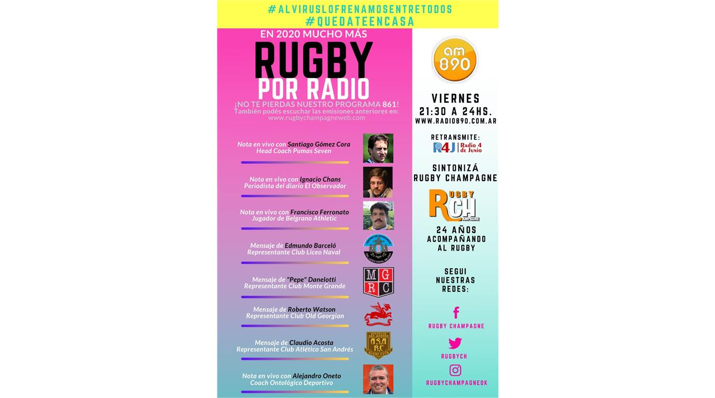 Se viene un nuevo Rugby Champagne Radio