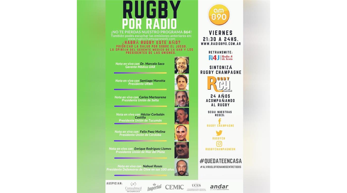 Se viene un nuevo Rugby Champagne Radio