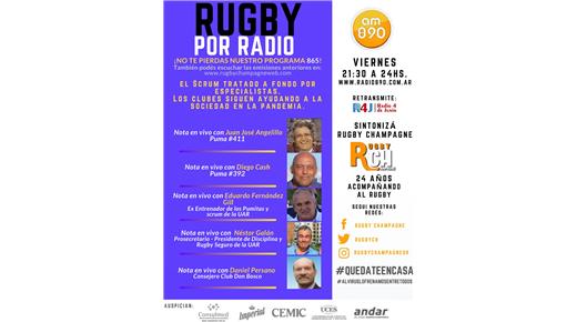 Hoy un nuevo programa de Rugby Champagne Radio