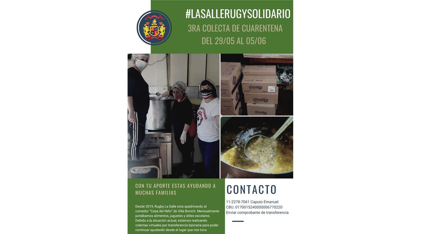 #LaSalleRugbySolidario