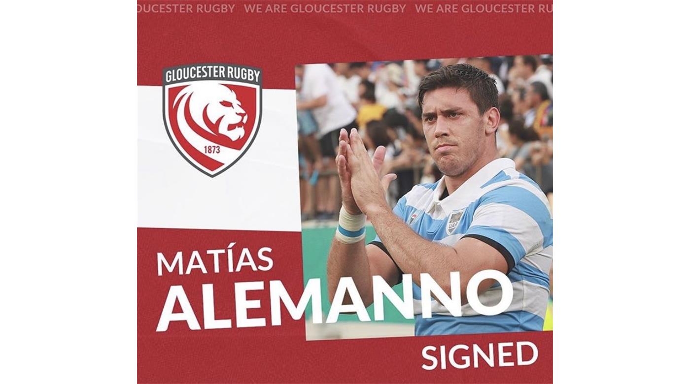 Una nueva baja para Jaguares: Matías Alemanno jugará en Gloucester Rugby