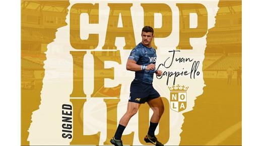 Juan Cappiello jugará en Major League Rugby 