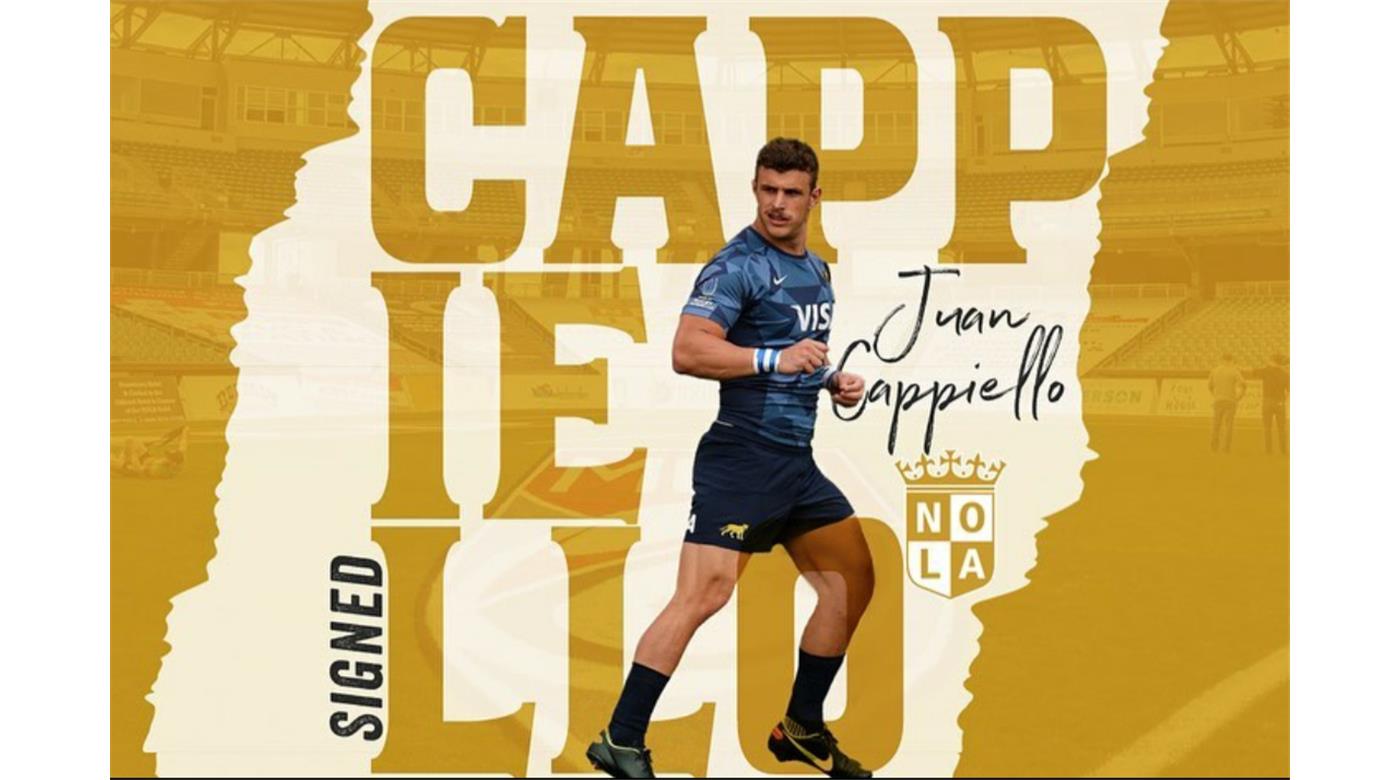 Juan Cappiello jugará en Major League Rugby 