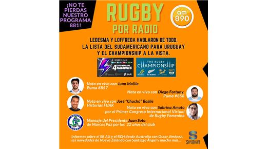 Reviví el programa 881 de Rugby Champagne Radio