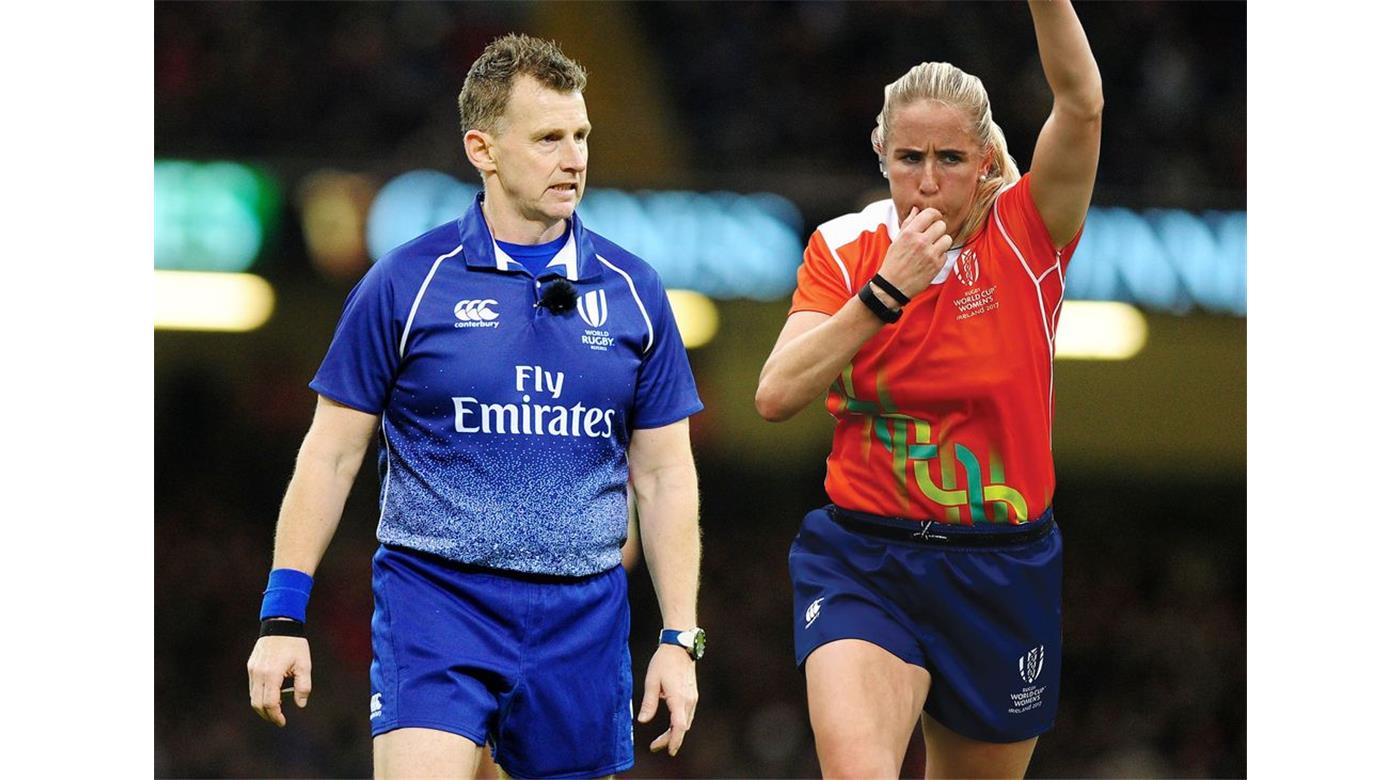 Nigel Owens y Joy Neville harán historia en el referato