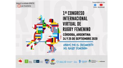 Finalizó el primer Congreso Internacional Virtual de Rugby Femenino