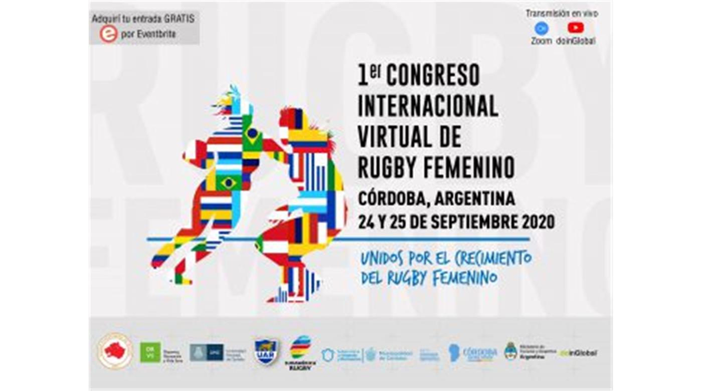 Finalizó el primer Congreso Internacional Virtual de Rugby Femenino