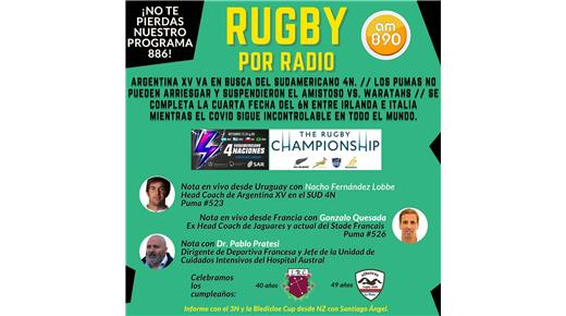 Reviví el programa de Rugby Champagne Radio