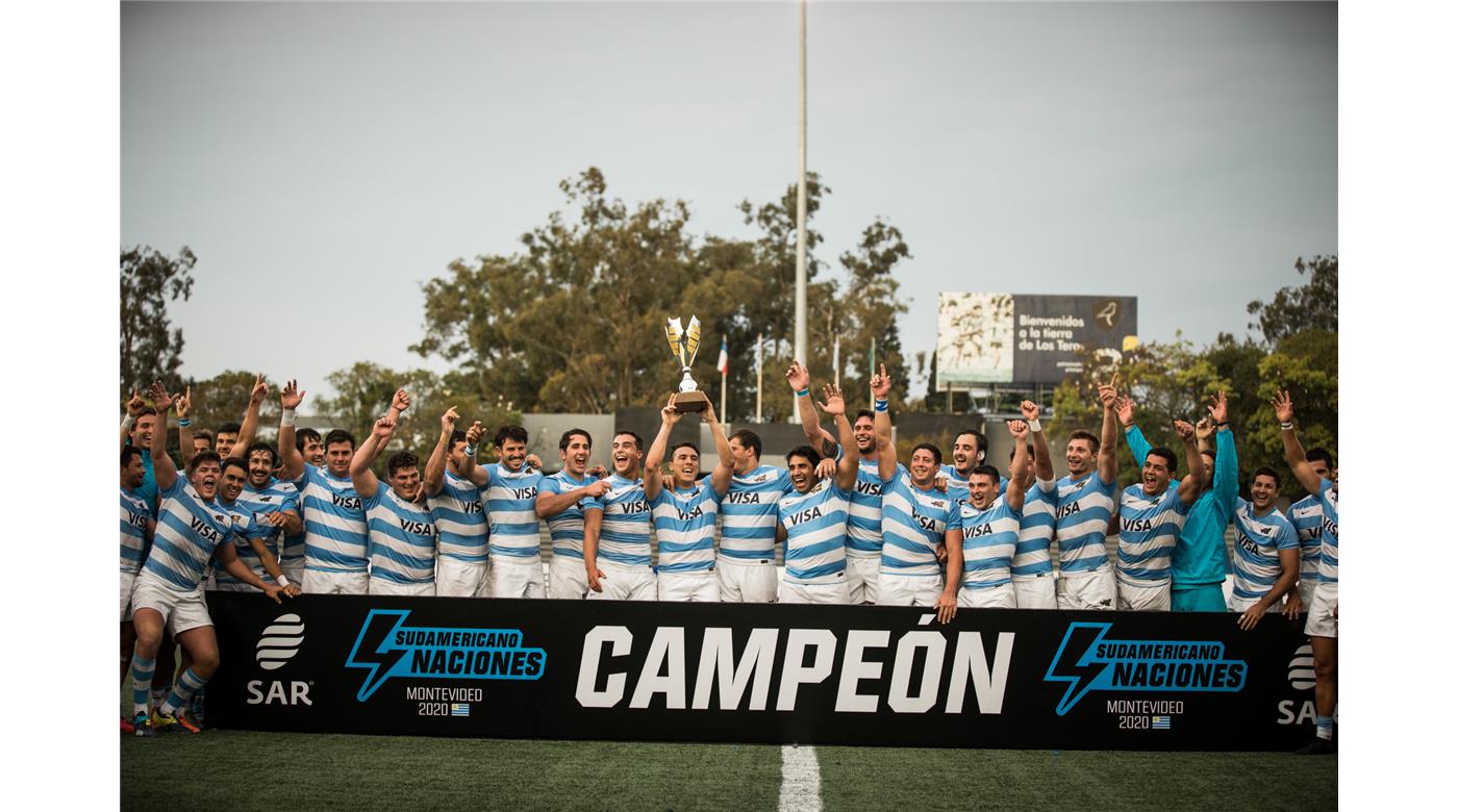 Argentina XV goleó a Uruguay y obtuvo el Sudamericano 4 Naciones