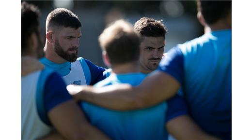 Las imágenes del entrenamiento de Los Pumas