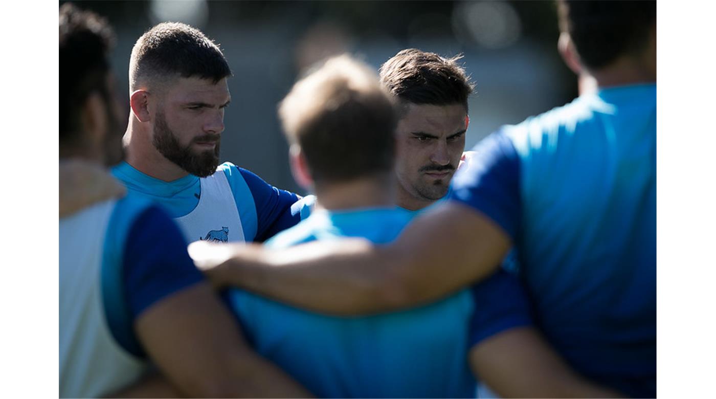 Las imágenes del entrenamiento de Los Pumas