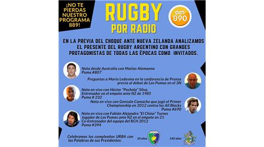 Reviví el programa de Rugby Champagne Radio
