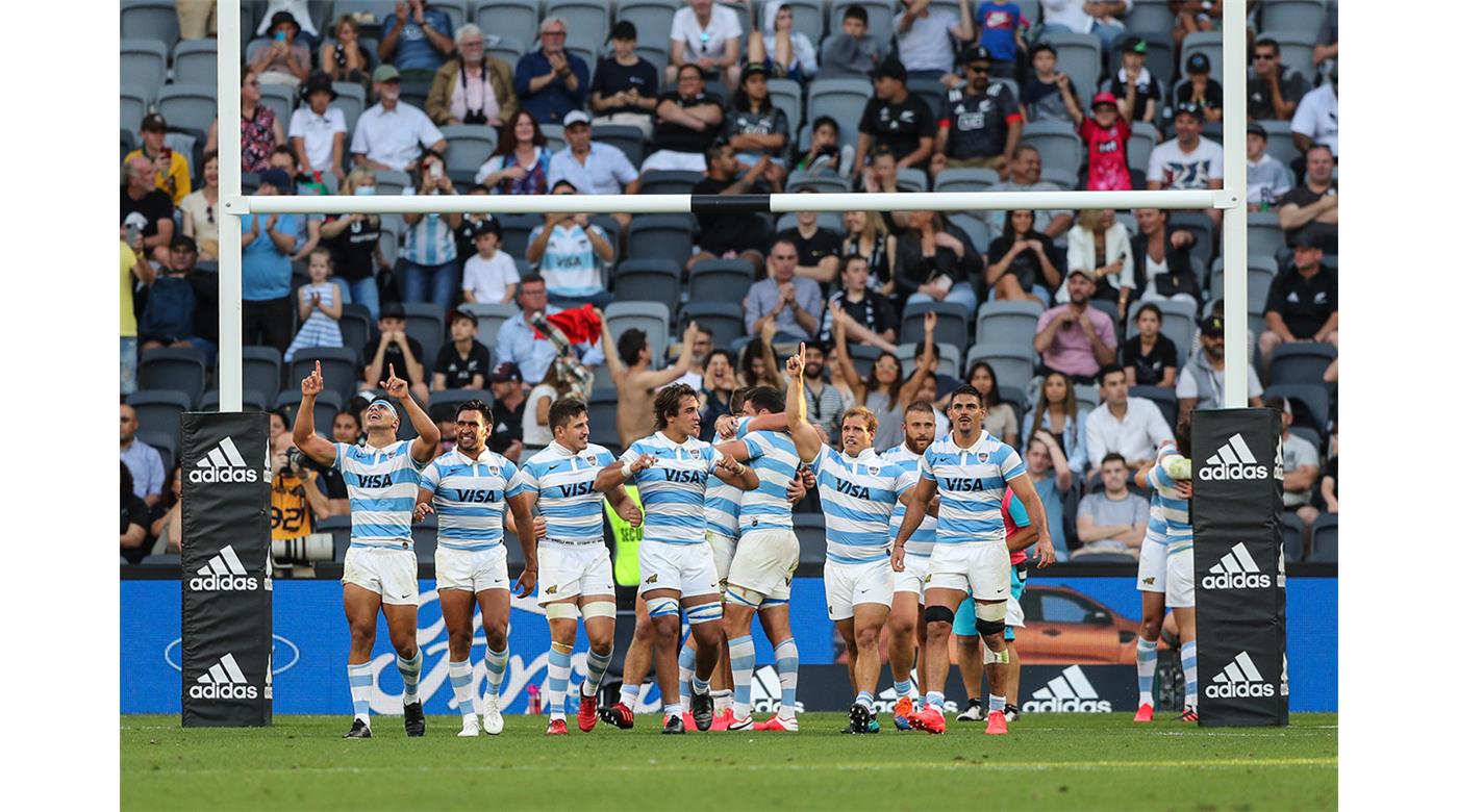 Imágenes del histórico triunfo de Los Pumas 