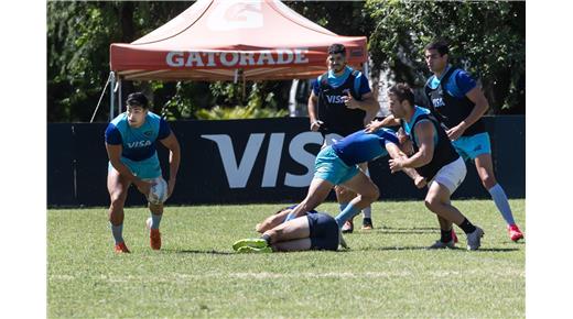 Las imágenes del entrenamiento de Los Pumas 7s