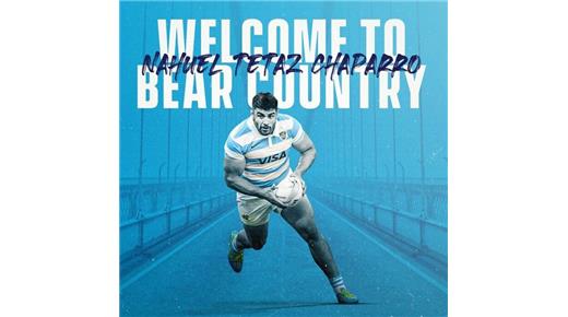 Bristol Bears anunció la contratación de Nahuel Tetaz Chaparro