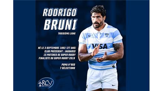 RC Vannes anunció la contratación de Rodrigo Bruni