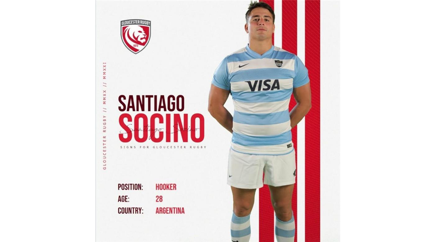 Santiago Socino regresa a Inglaterra para jugar en Gloucester 