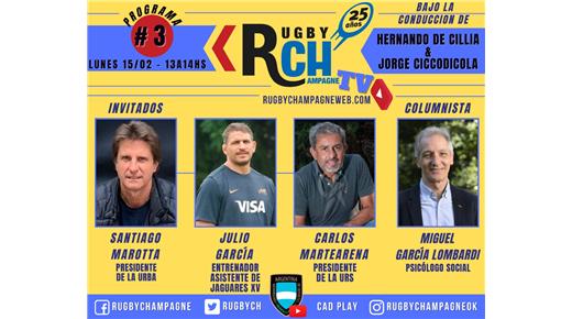 Hoy un nuevo programa de Rugby Champagne TV