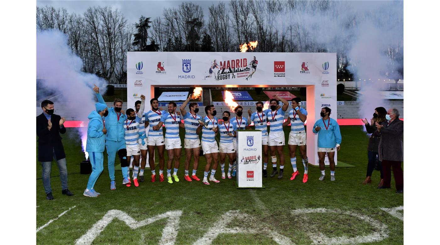 Los Pumas 7s campeones en Madrid