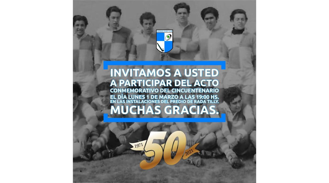 Chenque Rugby Club festejó 50 años de vida