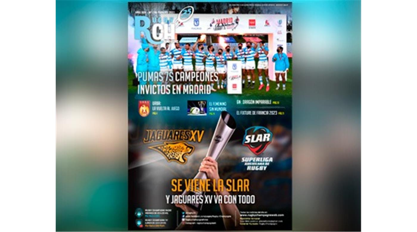 Ya salió la nueva revista de Rugby Champagne