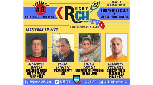 Hoy un nuevo programa de Rugby Champagne TV