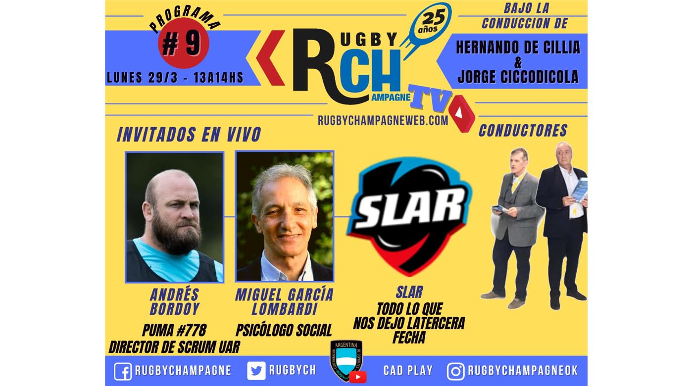 Hoy un nuevo programa de Rugby Champagne TV