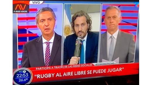 SANTIAGO CAFIERO: "RUGBY AL AIRE LIBRE SE PUEDE JUGAR"