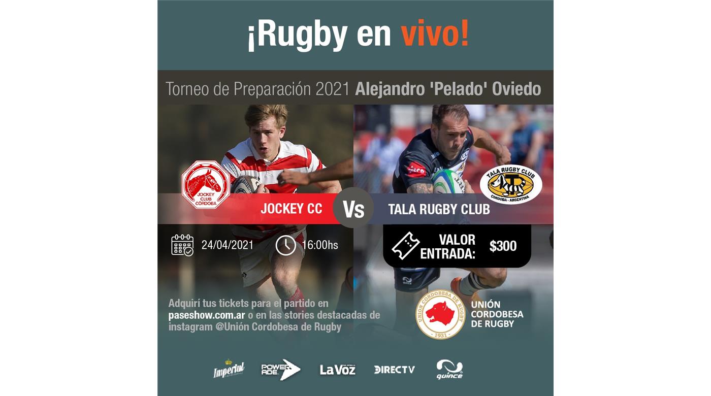 El rugby cordobés por streaming