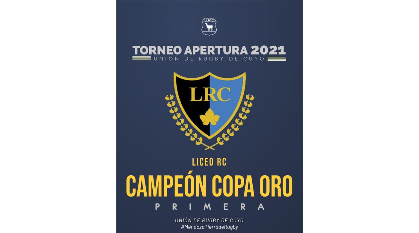 Liceo RC campeón del Torneo Apertura 2021