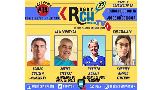 Hoy un nuevo programa de Rugby Champagne TV