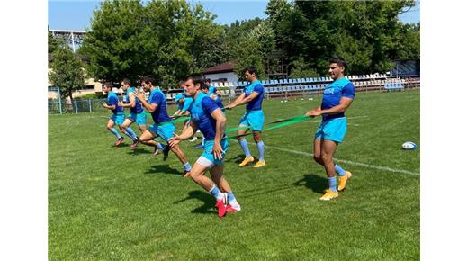 Los Pumas entrenaron en Rumania 