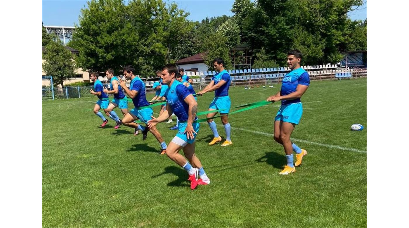 Los Pumas entrenaron en Rumania 