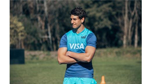 Juan Martín González, debut y try con la camiseta de Los Pumas 