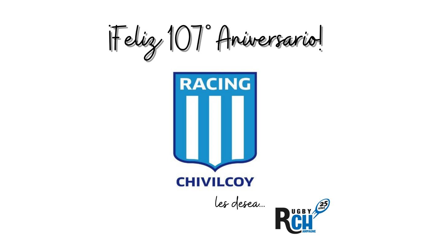 Racing de Chivilcoy celebra 107 años de vida