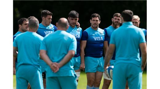 Fotos del entrenamiento de Los Pumas