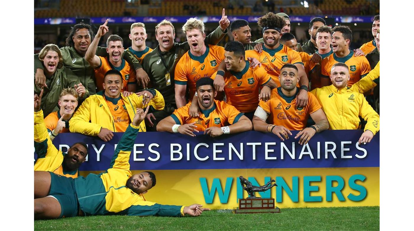 Los Wallabies festejaron una heroica victoria y se quedaron con la serie 