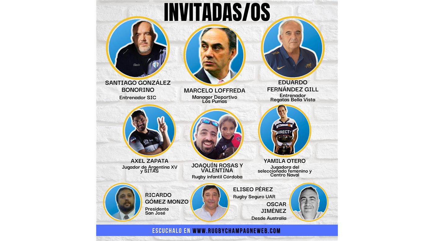 Hoy un nuevo programa de Rugby Champagne Radio