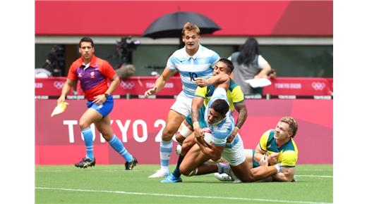 Los Pumas 7s debutaron en Tokyo con un gran triunfo ante Australia
