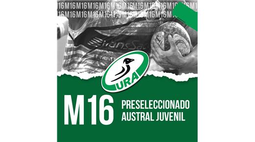 Listado de Jugadores M16 convocados al pre seleccionado Juvenil Austral