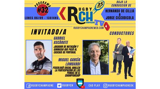 Hoy un nuevo programa de Rugby Champagne TV