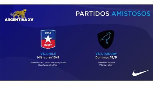 AMISTOSOS CONFIRMADOS PARA ARGENTINA XV