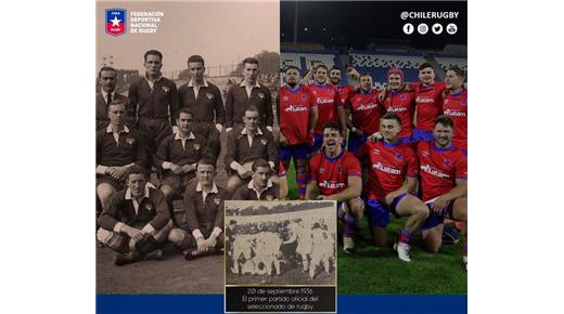 Chile Rugby celebra 85 años del nacimiento de su Seleccionado