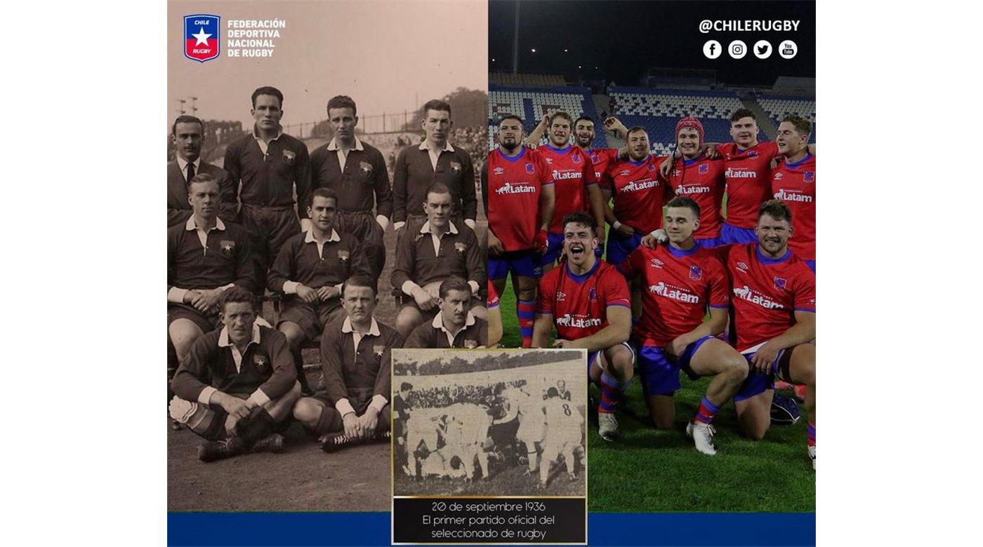 Chile Rugby celebra 85 años del nacimiento de su Seleccionado